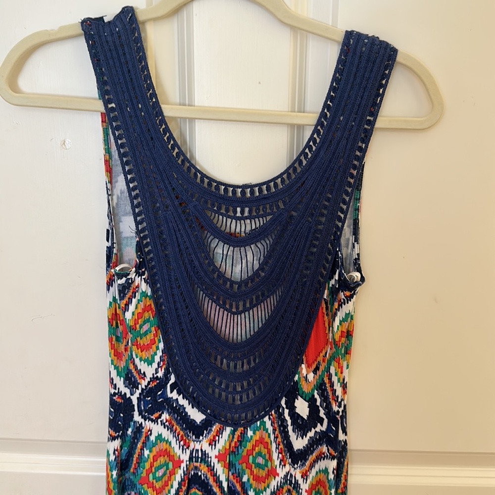 Ella Moss, Size Small, Multi Color Pattern, Maxi … - image 2